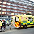 Patients are being taken care of at the 'Clinique CHC MontLegia' building, part of the relocation of the 'Clinique Saint-Joseph' hospital in Liege, on March 20, 2020 in Liege, as the country battles against the Covid-19 outbreak caused by the novel Coronavirus. (Photo by BRUNO FAHY / various sources / AFP) / Belgium OUT