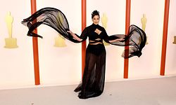 HOLLYWOOD, CALIFORNIA - MARCH 12: Ashley Graham attends the 95th Annual Academy Awards on March 12, 2023 in Hollywood, California. Arturo Holmes/Getty Images /AFP (Photo by Arturo Holmes / GETTY IMAGES NORTH AMERICA / Getty Images via AFP)