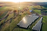 Lokales,RTL-Solarpark.Beidweiler,Solarenergie,erneuerbare Energie. Foto: Gerry Huberty/Luxemburger Wort
