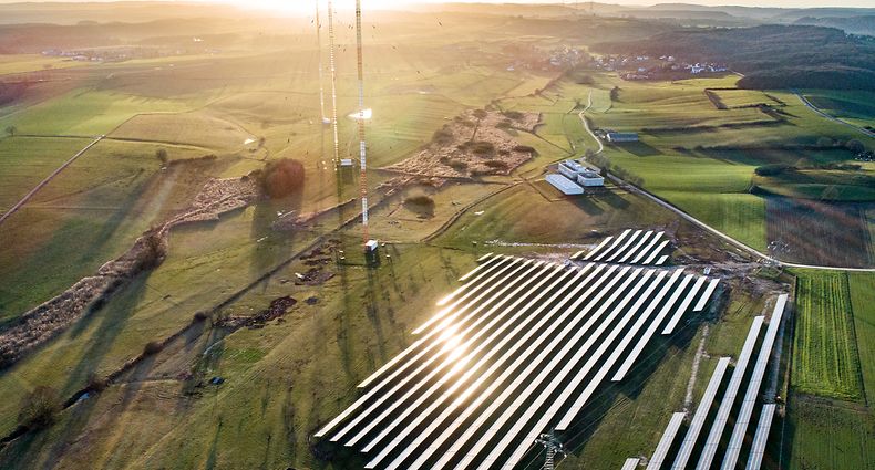 Lokales,RTL-Solarpark.Beidweiler,Solarenergie,erneuerbare Energie. Foto: Gerry Huberty/Luxemburger Wort
