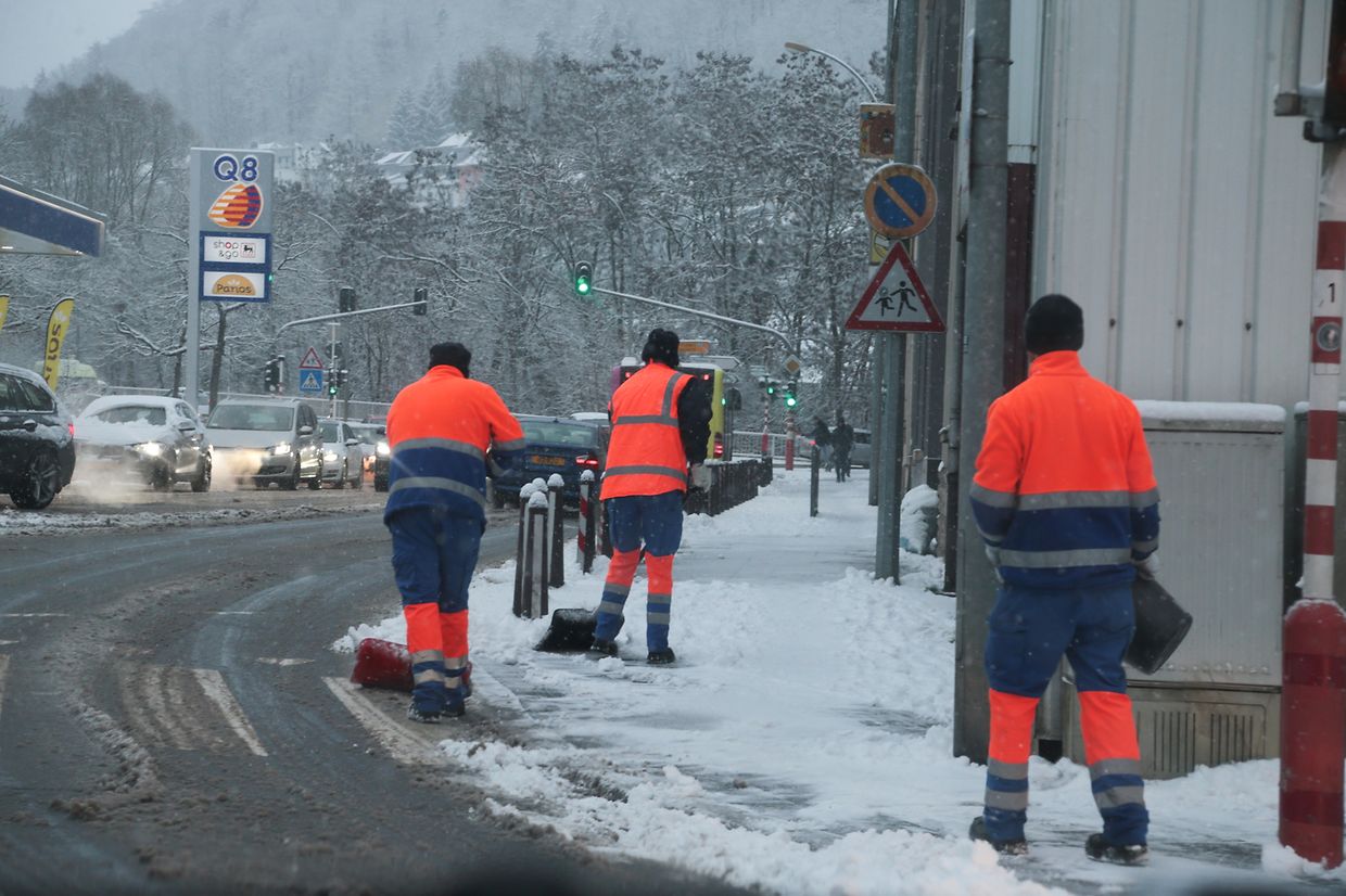 Lokales, Luxemburg, Winter, Schnee, Glätte, Glatteis, Kälte, Illustration, Schneefotos, musée,    photo Anouk Antony