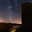 A meteor crosses the night sky next to the milky way, early August 12, 2018 in Pierre-Percee lake area, eastern France, during the annual Perseid meteor shower night. (Photo by Patrick HERTZOG / AFP)