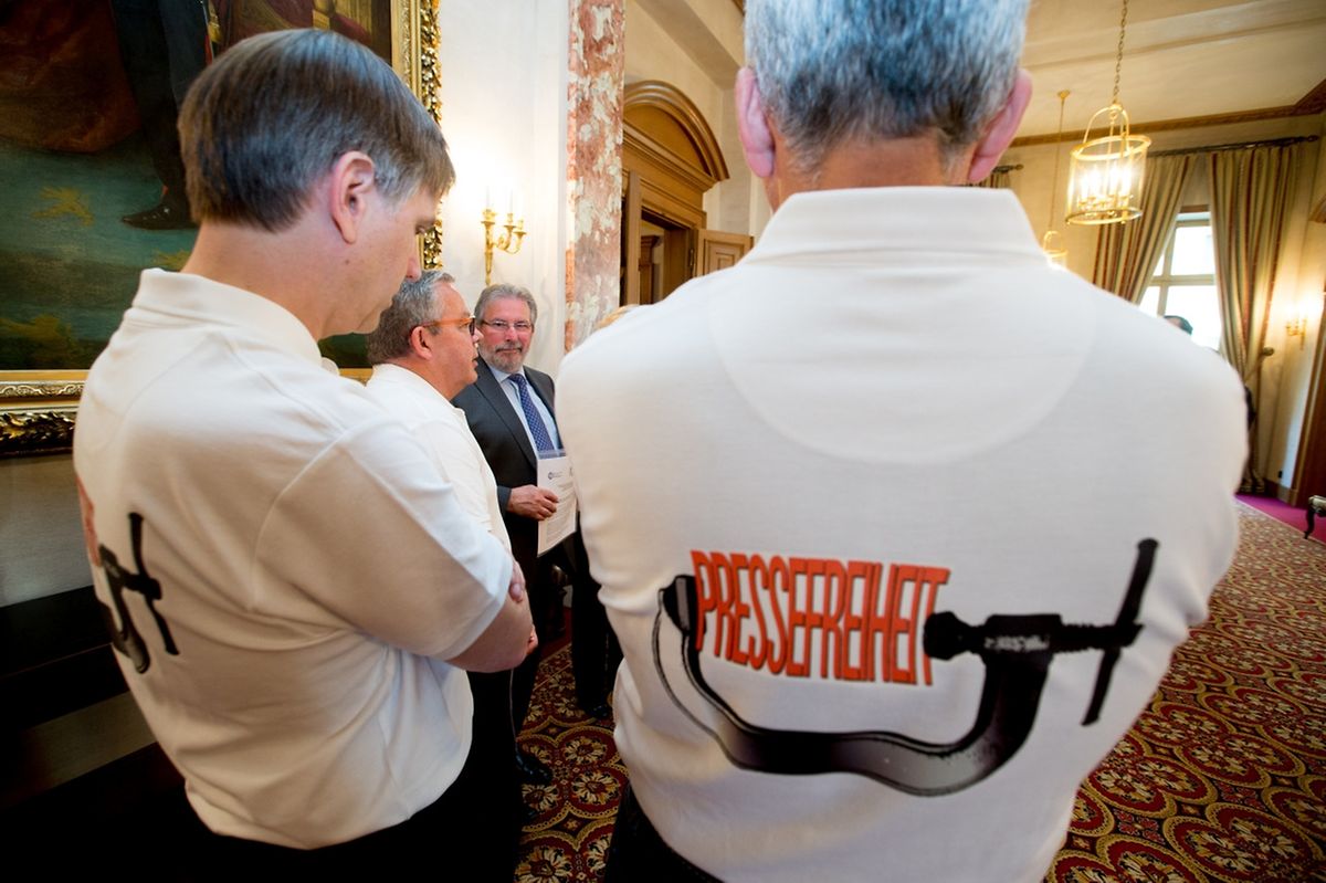 Pressefreiheit auch in Luxemburg in Bedrängnis. Ein garantiertes Auskunftsrecht würde die Arbeit der Journalisten ungemein erleichtern.   