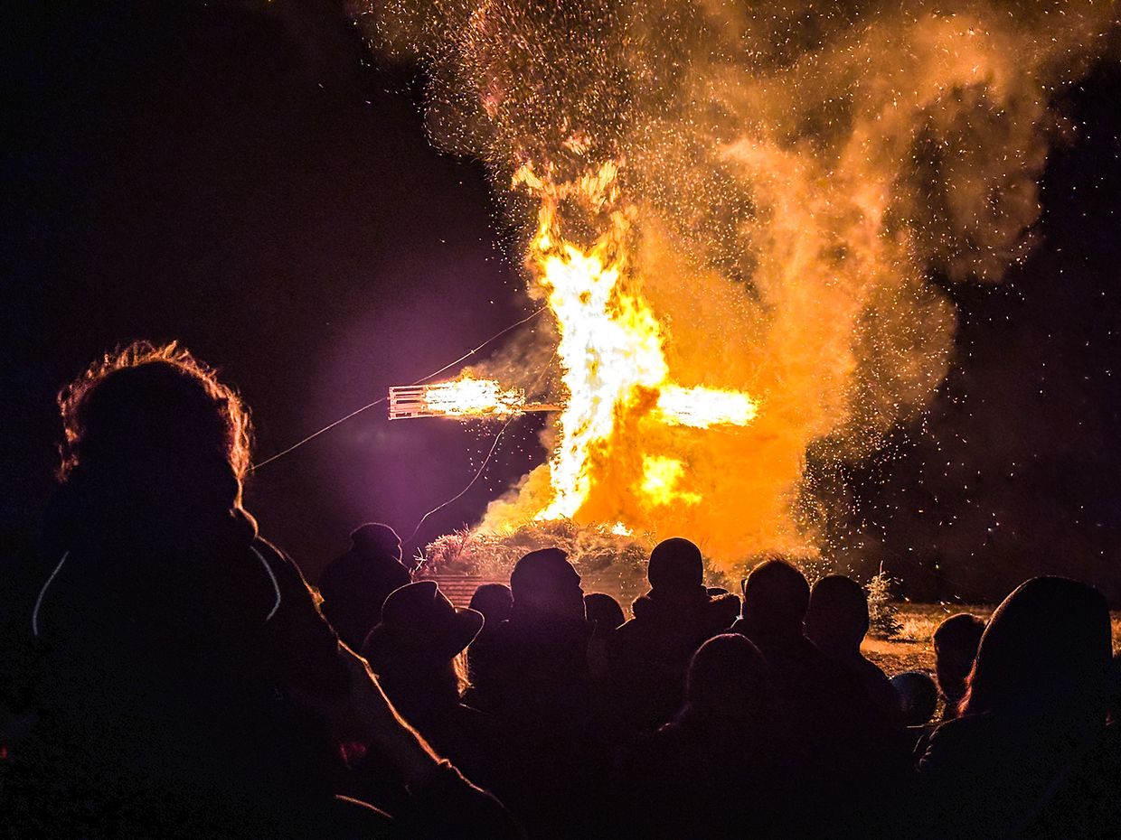 Buergbrennen Eechternoach 2024 / Foto: Viktor WITTAL