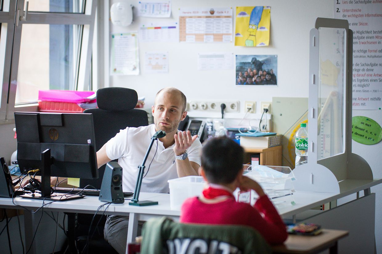 Dieser erste Schultag ist ungewohnt - für Lehrer sowie die Kinder.