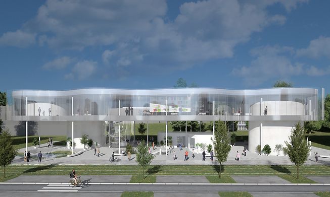 The new building will be located on Avenue John F. Kennedy in Kirchberg