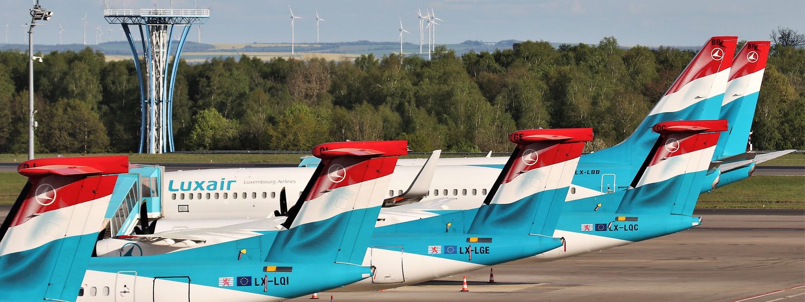 Opfer der Corona-Krise: Seit fast zwei Monaten befindet sich die Luxair-Flotte am Boden.