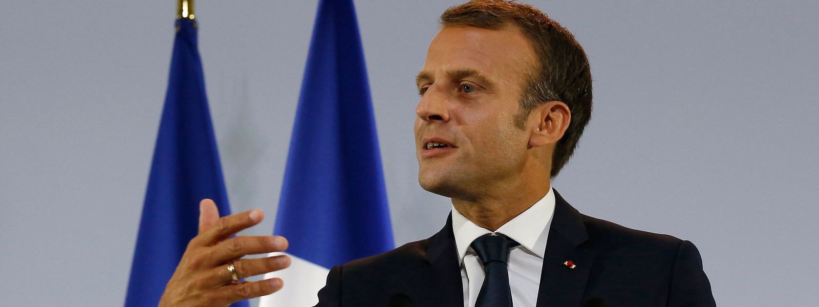 Der französische Präsident Emmanuel Macron hielt am Freitagmorgen eine Rede zur atomaren Abschreckung in der EU. 