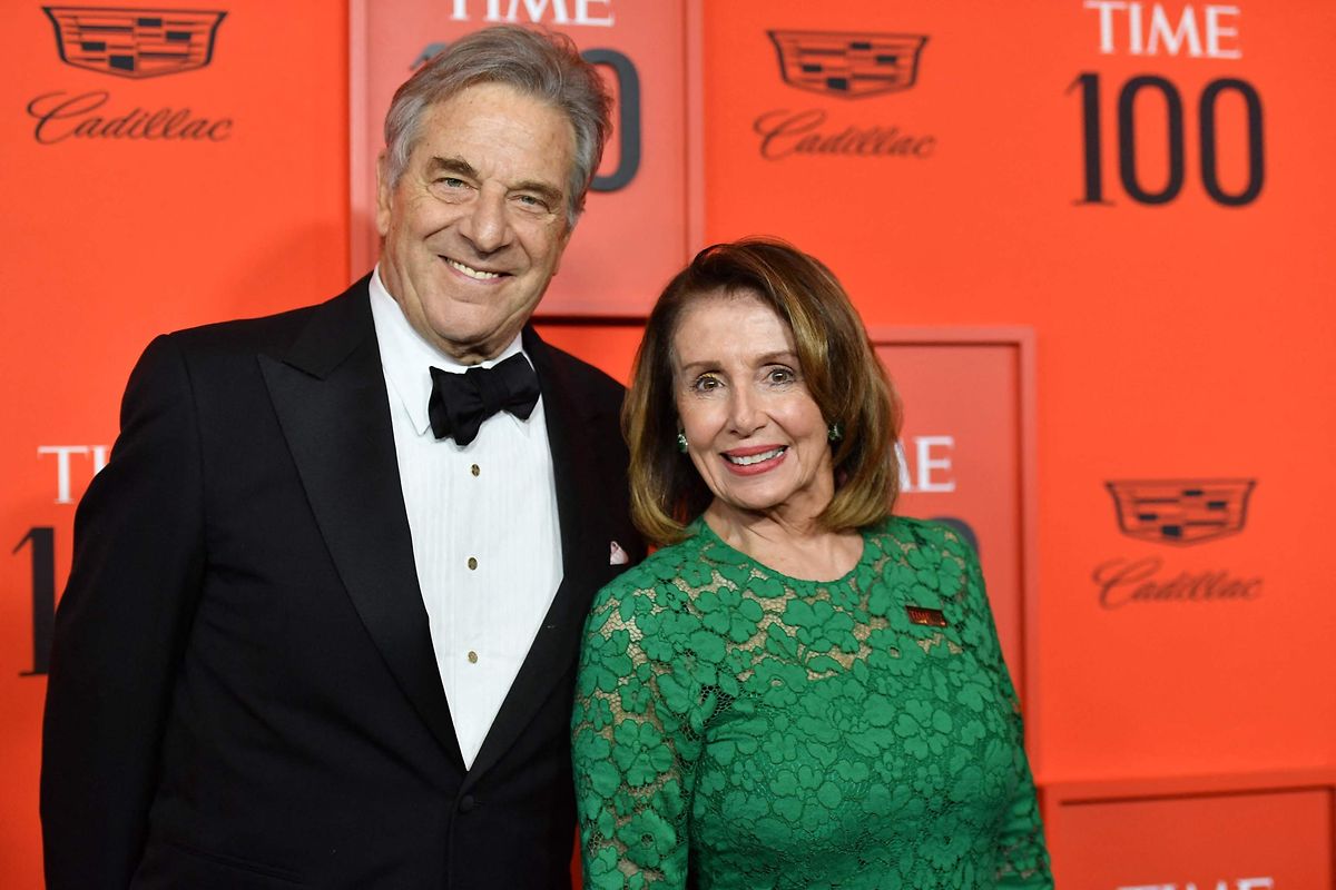 Nancy Pelosi mit ihrem Ehemann Paul bei einer Gala im Jahr 2019. 