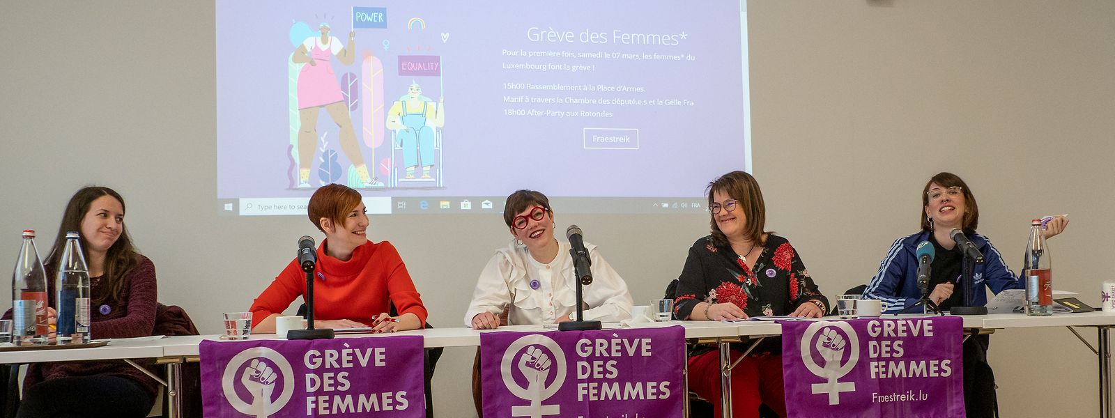La plateforme d’action JIF Luxembourg a dévoilé les principales actions qui auront lieu dans le cadre de la première grève nationale des femmes, prévue le 7 mars prochain.