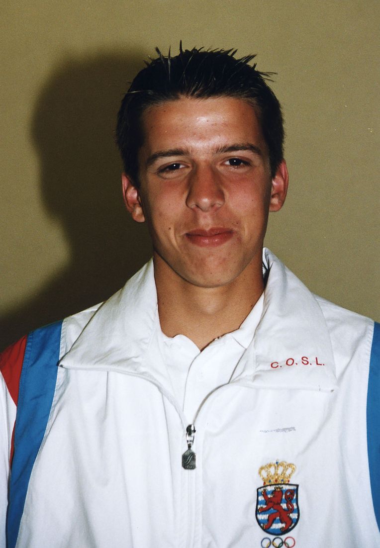 Gilles Muller im Alter von 16 Jahren.