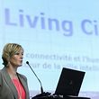 Francine Klosener gave the keynote speech at the Living City Conference