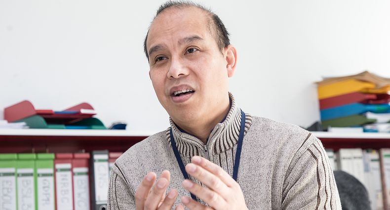 Lok , LNS , Laboratoire National de Sante , Covid-19 , Dr Trung Nguyen Foto:Guy Jallay/Luxemburger Wort