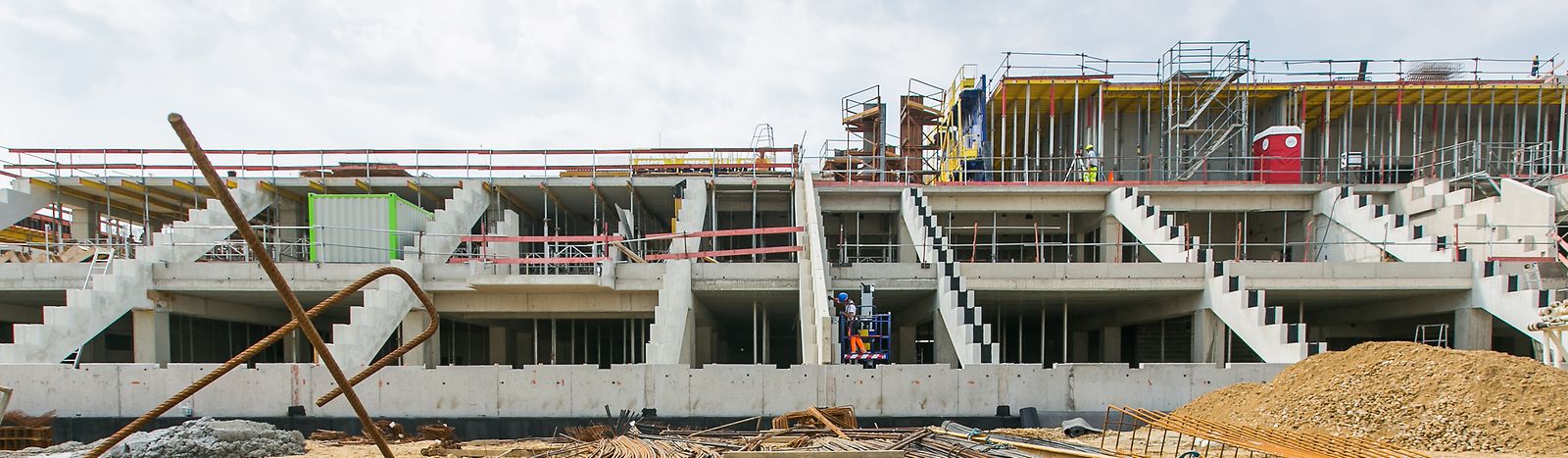 Visite du chantier du nouveau stade national, Foto Lex Kleren