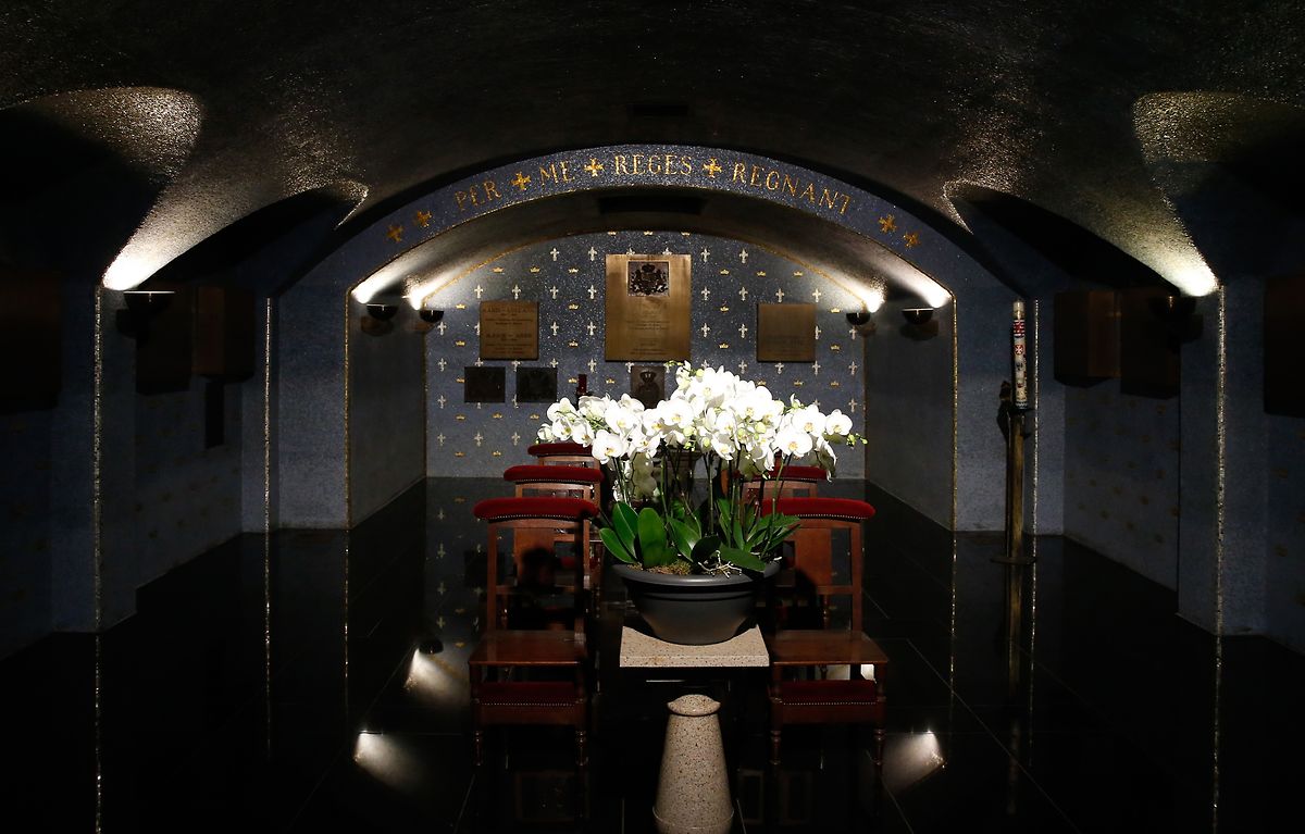 Die Gruft der Prinzen ist der großherzoglichen Familie vorbehalten. 