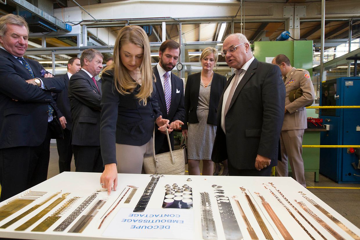 Das erbgroßherzogliche Paar zeigte in den vergangenen Monaten regelmäßig Interesse an Unternehmen im Land. In Steinsel erfuhr Stéphanie bei ELTH, wie Thermostate hergestellt werden.