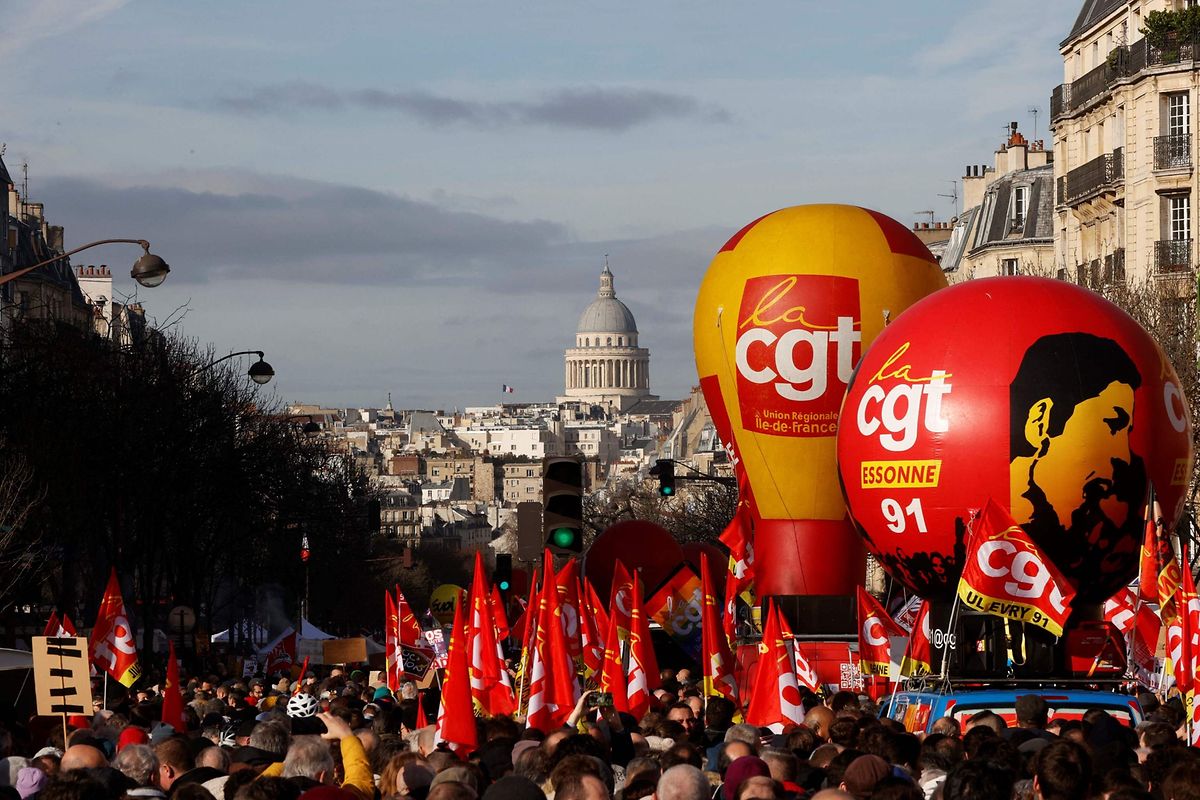 A Paris, la CGT a fait état de 500.000 manifestants (contre 400.000 le 19).