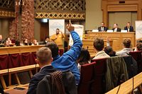 IPO , Reportage Jugendkonvent: Demokratie in der Schule, Wahlrecht ab 16, Chambre des Députées . Foto: Gerry Huberty/Luxemburger Wort