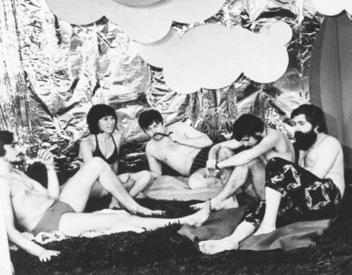 A total shock in 1968: Luxembourg artists recreate Manet's Dejeuner sur l'herbe, which had also caused a scandal a hundred years previously.