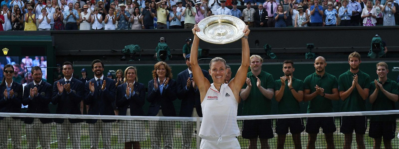 Wimbledonsiegerin Kerber Spielt In Kockelscheuer
