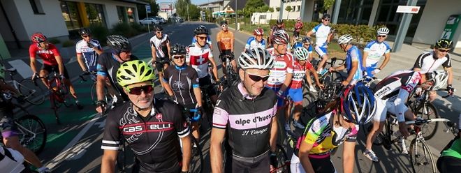 Das gute Wetter lockte am Wochenende zahlreiche Radsportler nach Petingen zur "Randonnée Bim Diederich".