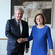Jean Asselborn conversou com a ministra Nathalie Loiseau sobre vários temas. 