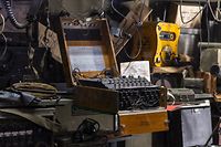 Eine der von den Nazis verwendeten Enigma-Chiffriermaschinen zur Verschlüsselung von Funksprüchen ist in Diekirch zu sehen.
