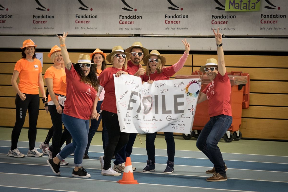 Laufen aus Solidarirät:  „Relais pour la Vie“ der Fondation Cancer, Coque