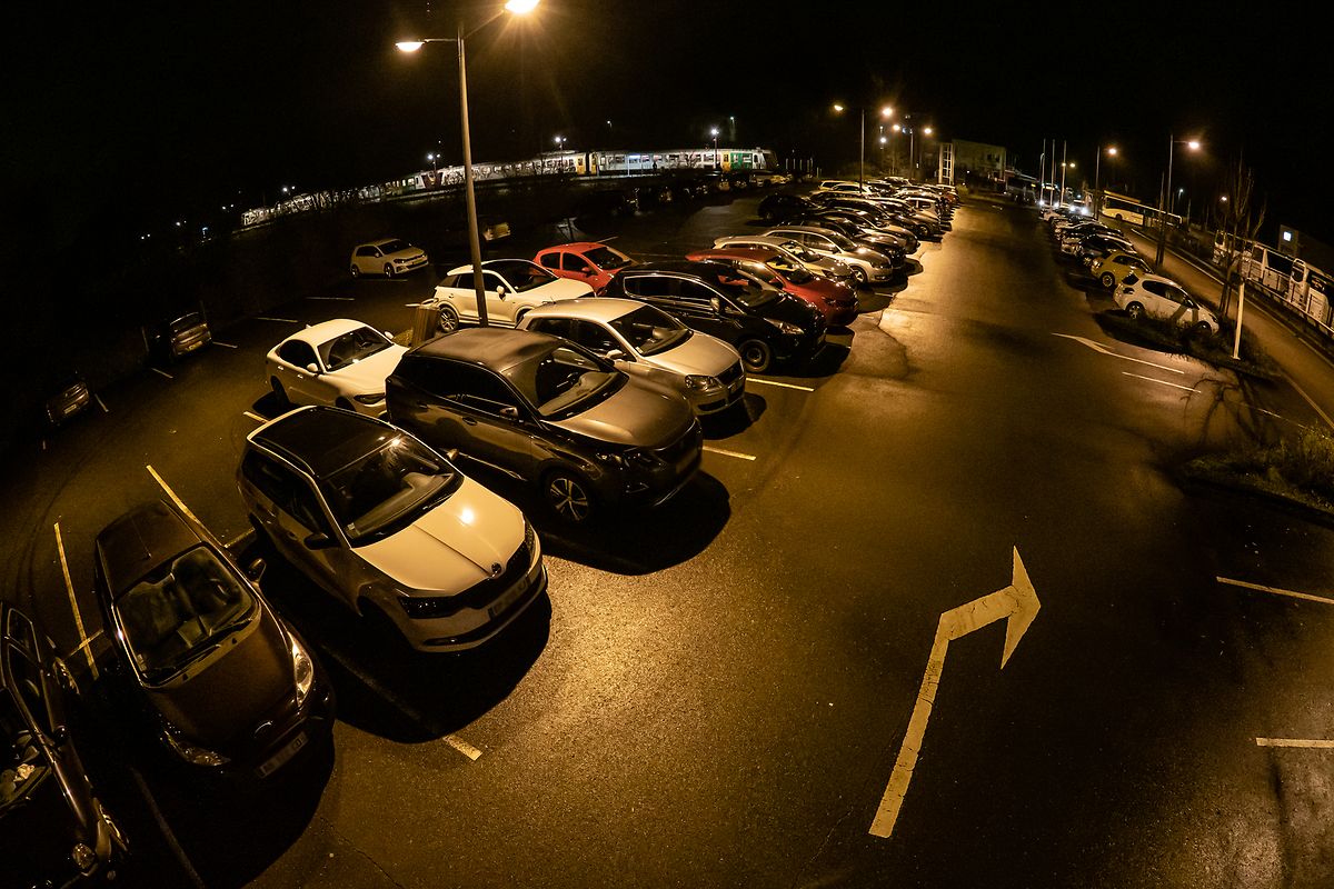 Le parking de la gare de Volmerange compte 152 places.