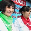 Die Gewerkschafterinnen: Céline Conter (LCGB) und Nora Back (OGBL) haben zur Mobilisierung aufgerufen.