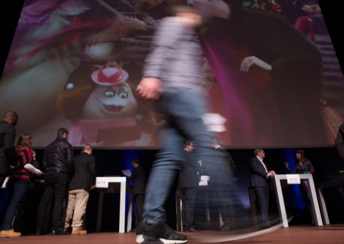 Remise des diplomes CATP/CITP/DAP et Promotion du Travail a la Philarmonie, Luxembourg, le 01 Mars 2015. Photo: Chris Karaba