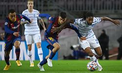 Gerson Rodrigues Champions League FC Barcelona - Dynamo Kiew / Foto: AFP
