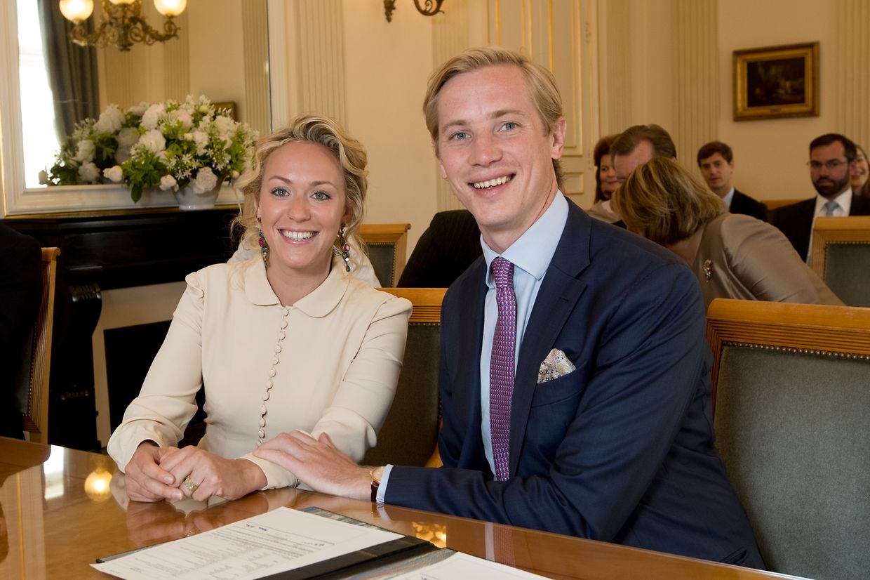 Prinzessin Marie-Gabrielle von Nassau und Antonius Willms gaben sich am Montag das Ja-Wort. 