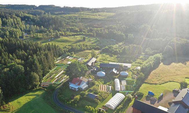 Richard Perkins' farm in Sweden