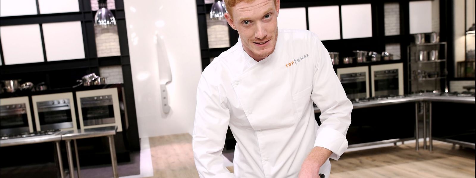 Thomas pendant une séance photos: beaucoup plus zen qu'à l'écran.