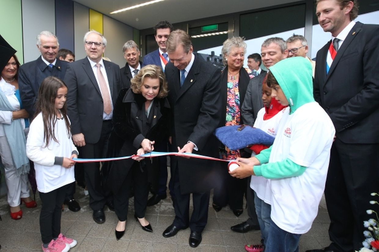 Das großherzogliche Paar in Bad Mondorf.