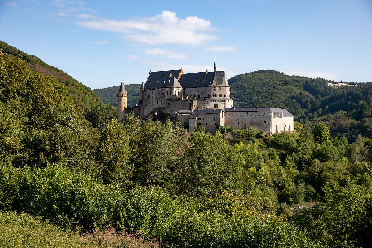 O Castelo de Vianden é um dos mais belos do seu género.