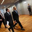 EZB-Präsident Mario Draghi auf dem Weg zur Pressekonferenz am Donnerstag.