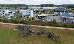 dégâts tornade Pétange Bascharage - Pétange Bascharage -  - 19/08/2019 - photo: claude piscitelli