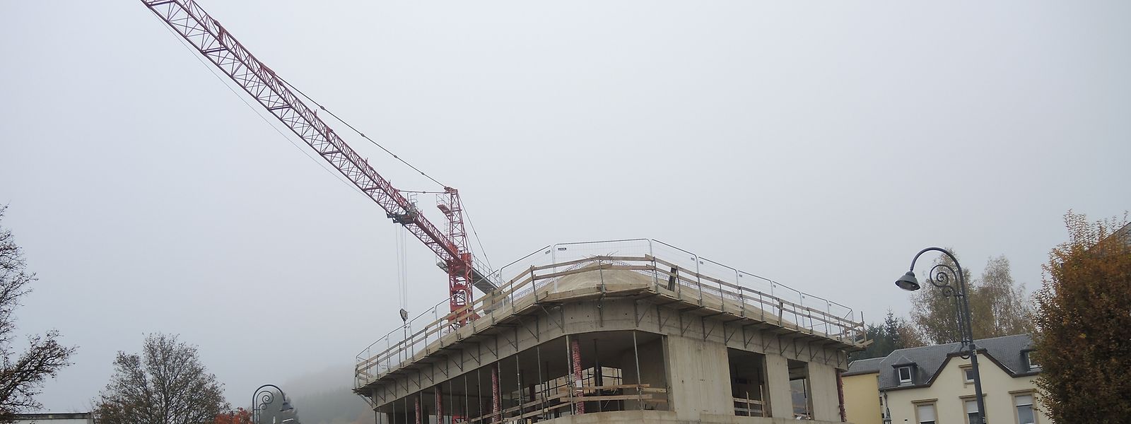 Das neue Gemeindehaus nimmt Form an. Dies gilt auch für die drei Fusionsprojekte.