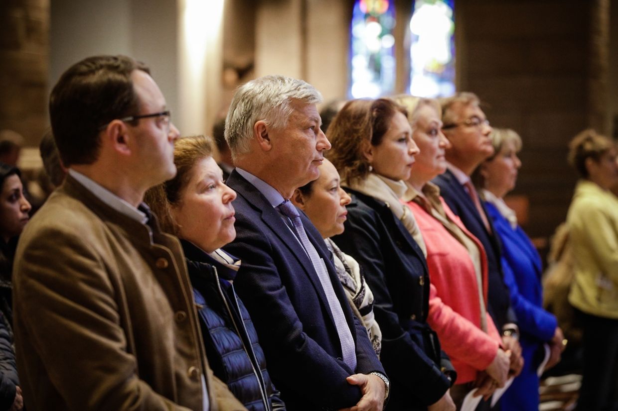 Messe für den Stadtrat und die Einwohner der Stadt Luxemburg.