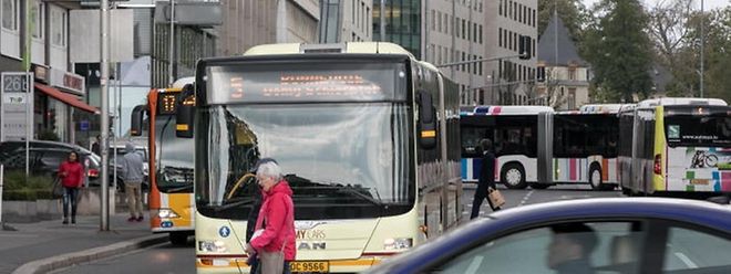 Die Zahl der RGTR-Busse in Kirchberg und im Stadtzentrum soll nach und nach reduziert werden.