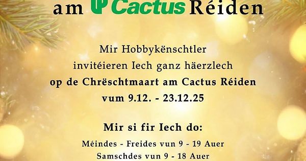 mywort - Chreschtmaart am Cactus Reiden