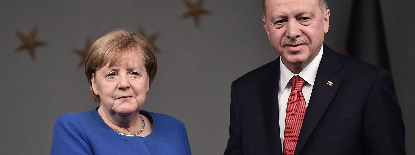 Angela Merkel mit Recep Tayyip Erdogan in Istanbul.