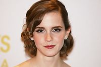 British actress Emma Watson arrives for a screening of her latest film 'The Perks of Being a Wallflower' in London's Mayfair on September 26, 2012. AFP PHOTO / MAX NASH
