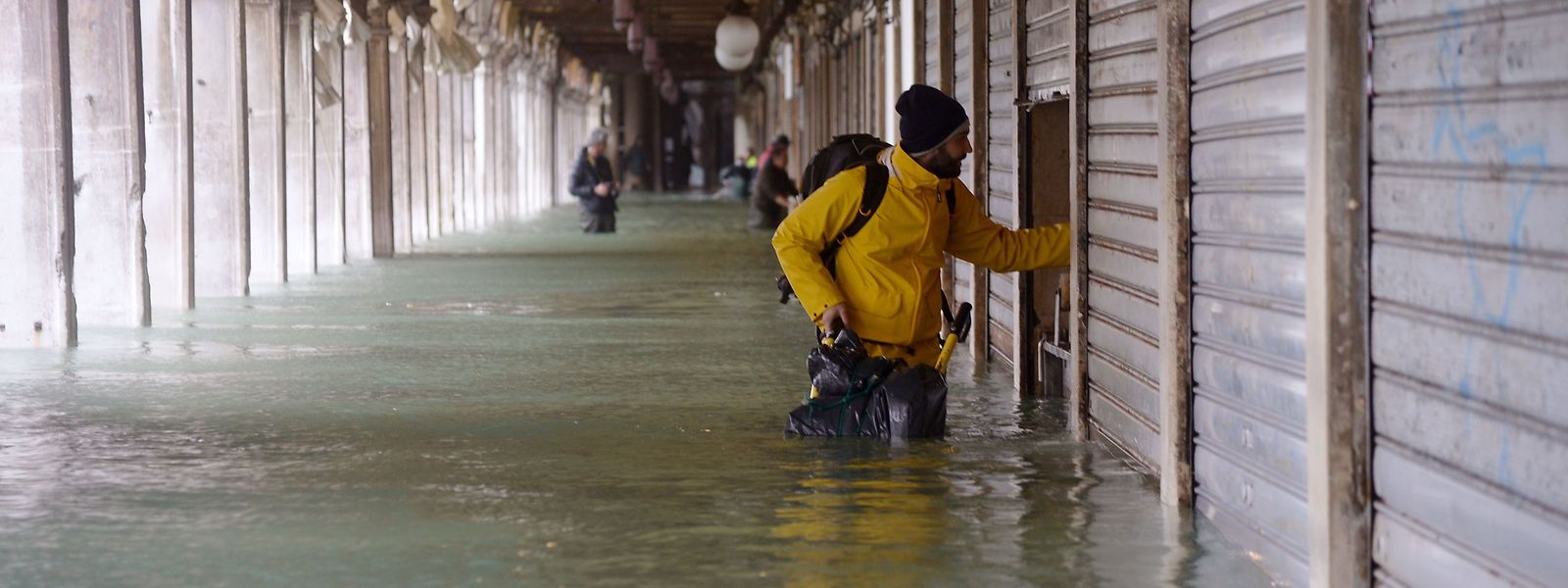 Markusplatz Venedig Hochwasser