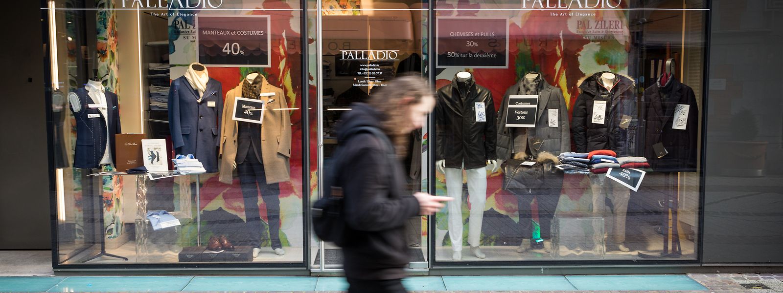 Trotz Winterschlussverkauf blieben am Sonntag die meisten Geschäfte in der Oberstadt zu.