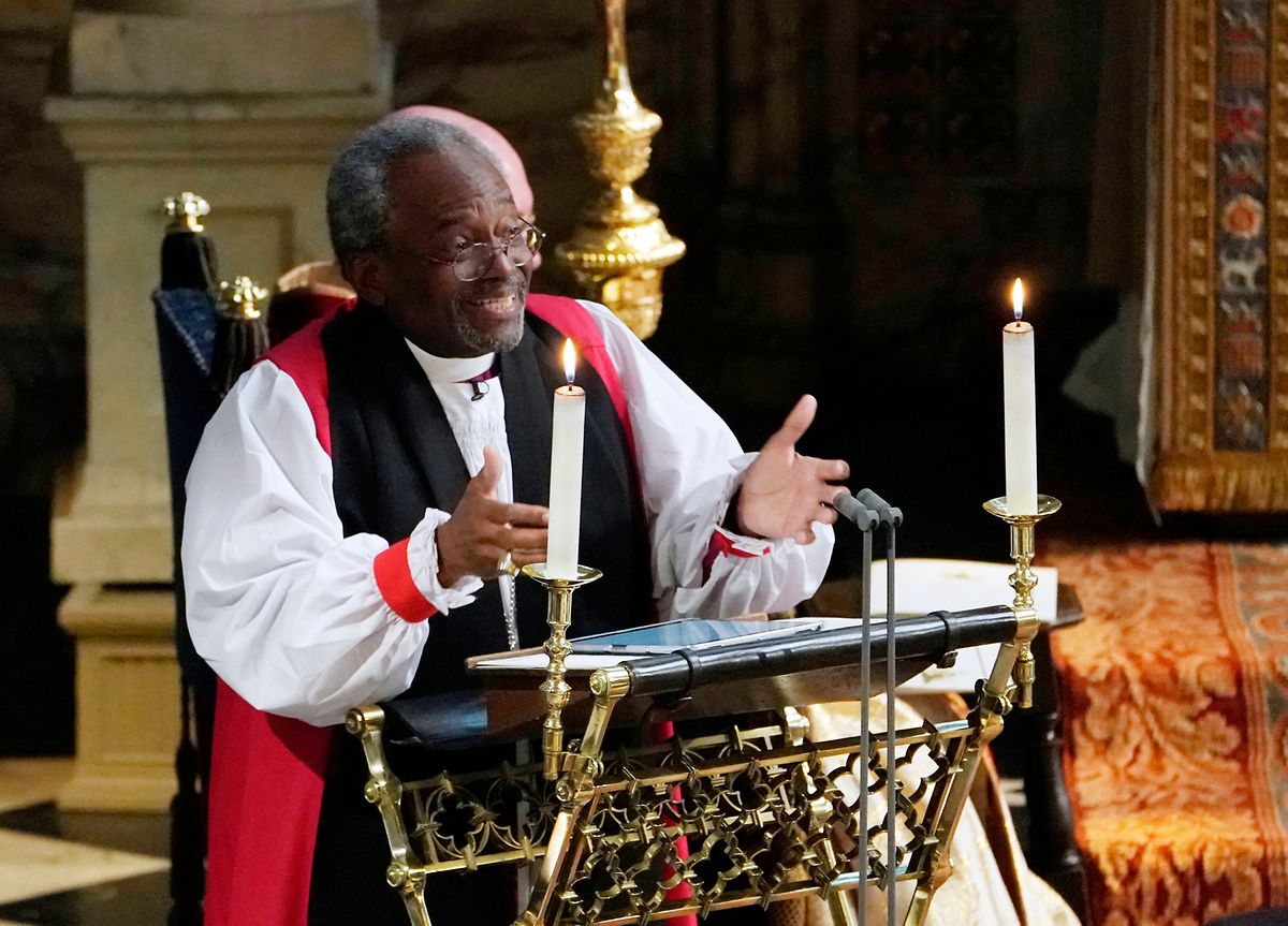 Michael Bruce Curry, Oberhaupt der Episkopalkirche der USA, hielt eine Predigt bei der Trauung von Meghan Markle und Prinz Harry, die für viel Aufmerksamkeit sorgte.