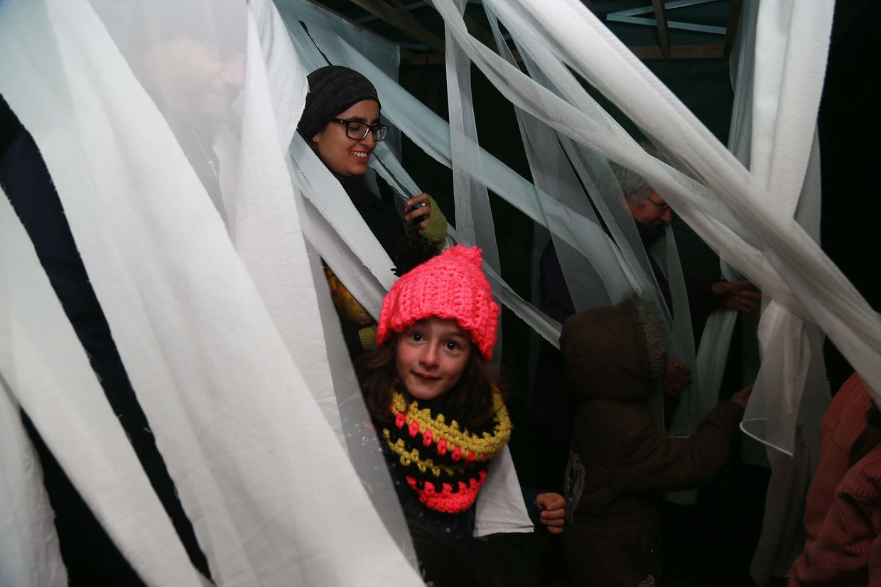 27.10.2018 Luxembourg,  Munshausen, bei der Robbesscheier, Trauliicht, Grusel, Geister Hintergrund der Geschichte, Geisterumzug,  photo Anouk Antony