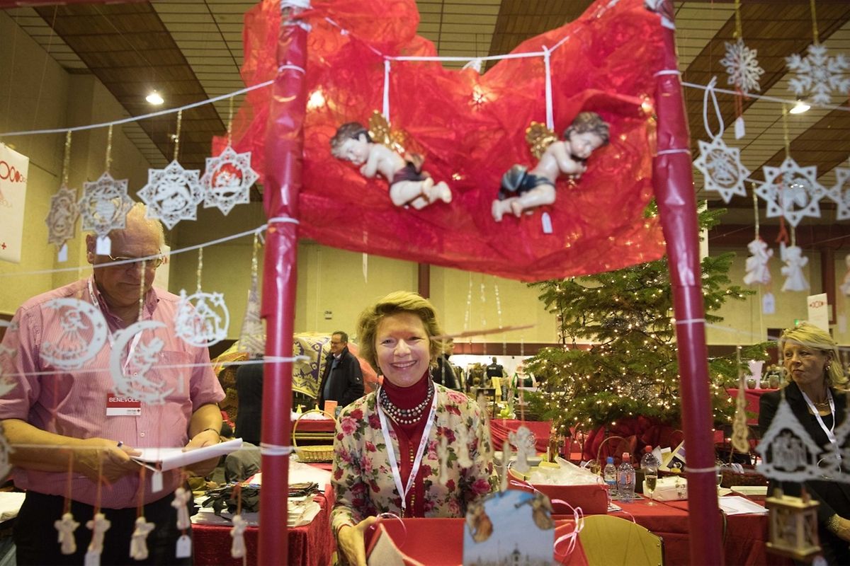 Der "Bazar" des Roten Kreuzes.